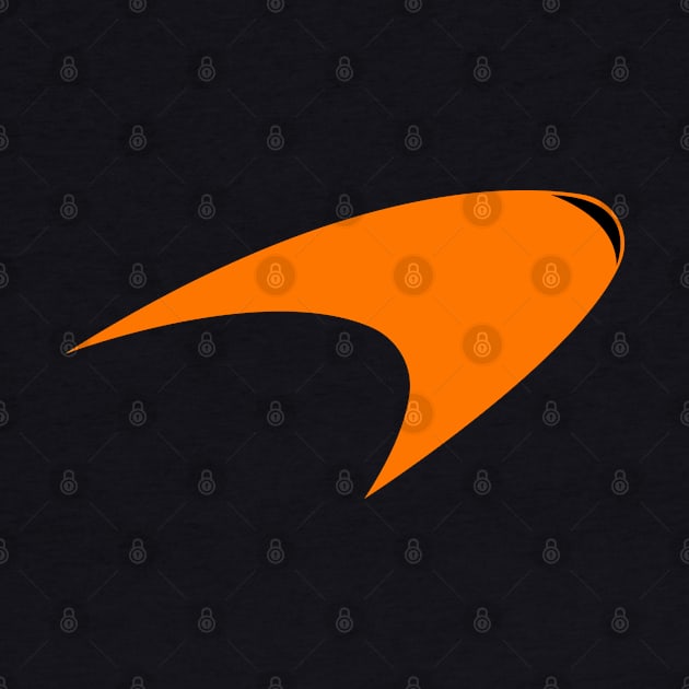 Mclaren Orange Logo by Unicorn Artist